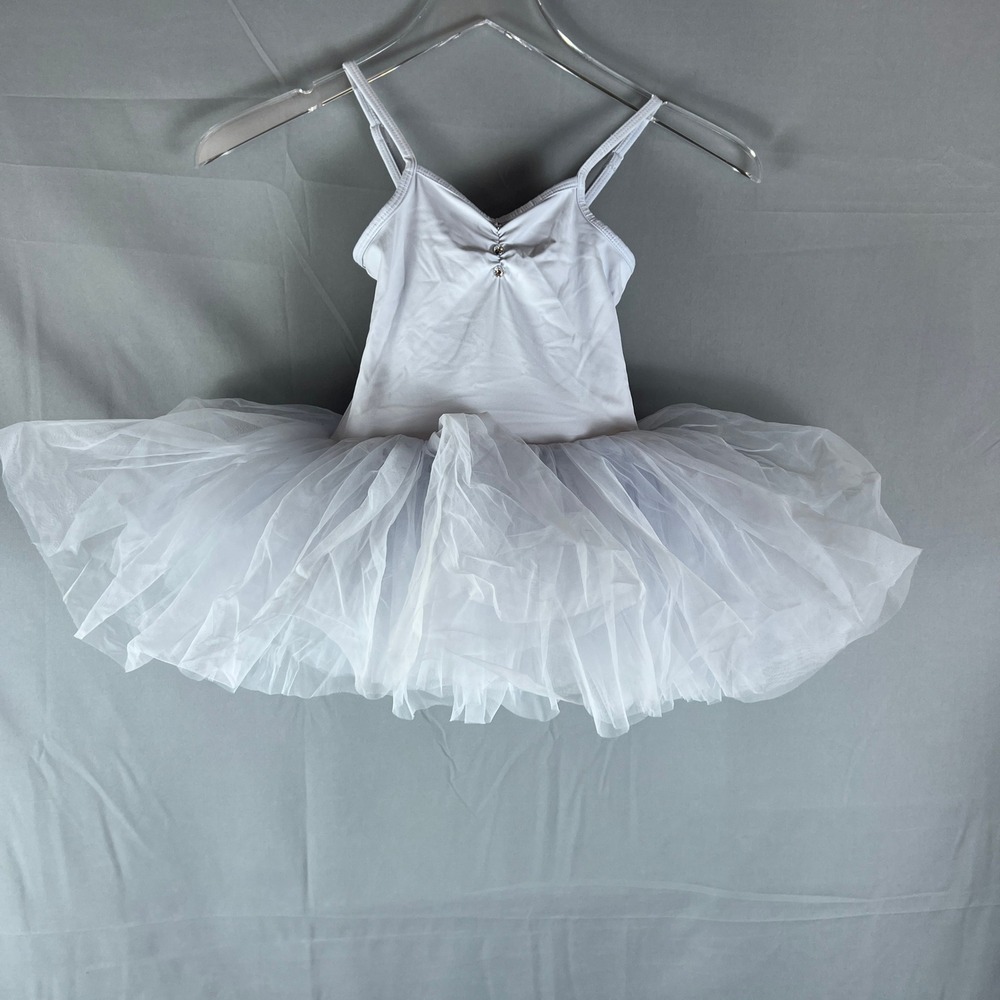 Cotton On Tutu Dress Girls 6 Blue Rhinestone Adjustable Strap Dance Costume